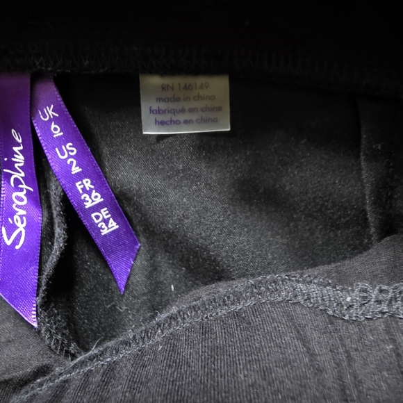 Seraphine | Elegant Black Maternity Skinny Pants 2 - Picture 7 of 11